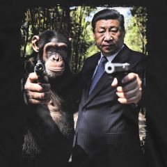 Affe und Führer Xi Duo T-Shirt