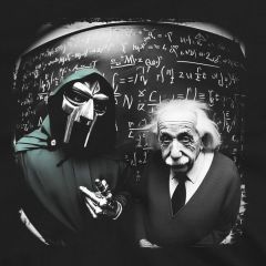 Einstein und Doom: Eine geniale Zusammenarbeit T-Shirt