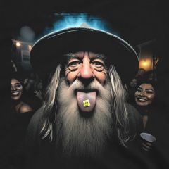 Gandalf auf der Party – Lustiges Rave T-Shirt