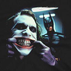 Joker Lächeln mit Batman T-Shirt