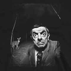 Mr. Bean im Wald – Lustiges Parodie T-Shirt