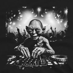 Kostbare Beats: Gollum DJ Party T-Shirt