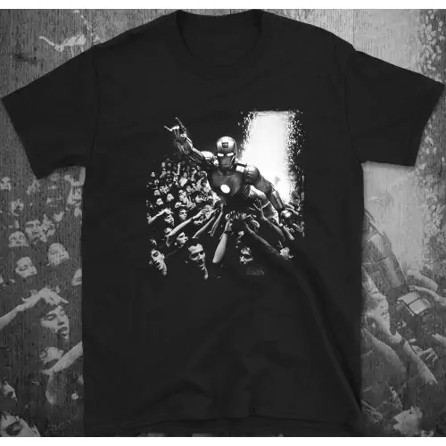 Iron Man: Crowd-Surfing Hero T-Shirt